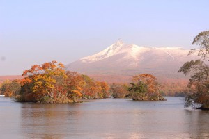 ↑駒ヶ岳が雪化粧しています!(2017.10.24)